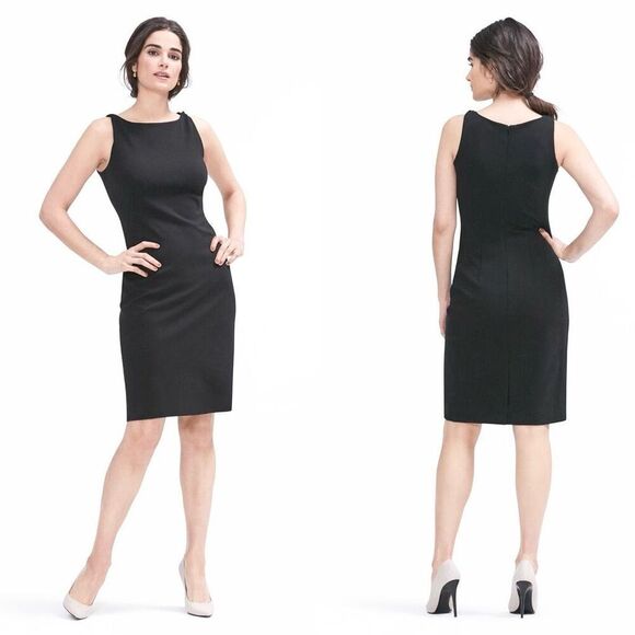 M.M. Lafleur The Lydia Dress Charcoal Gray Size 4 career workwear office - Picture 2 of 6